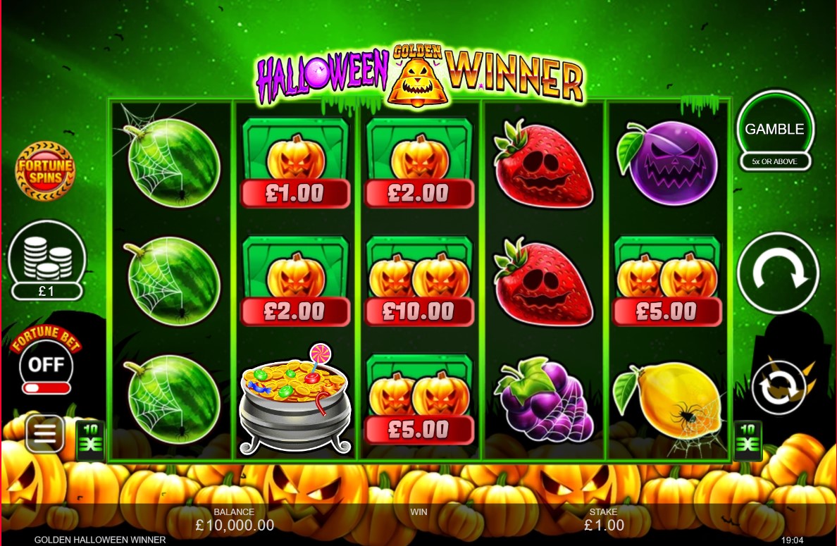 Halloween Golden Winner Slot: A Spooky Adventure for Online Gamblers